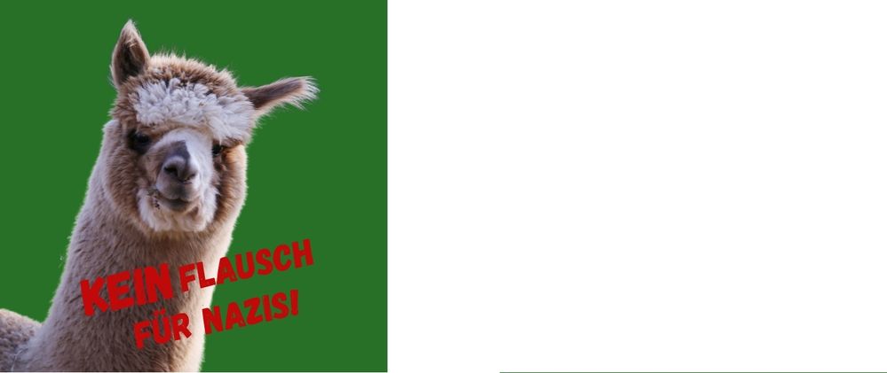 Kein Flausch für Nazis - Rechtshänder